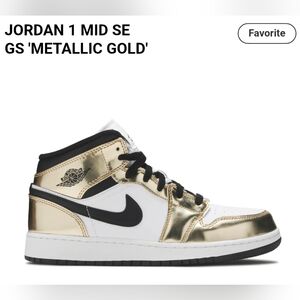 Nike Air Jordan 1 Mid SE GS Youth Size 5.5/Women's 7